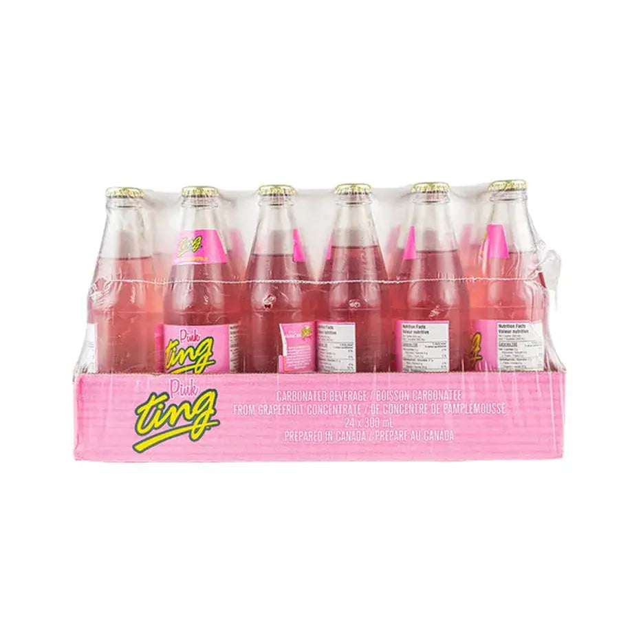 Pink Ting Grapefruit Soda - 300ml bottle case of 24 - soda