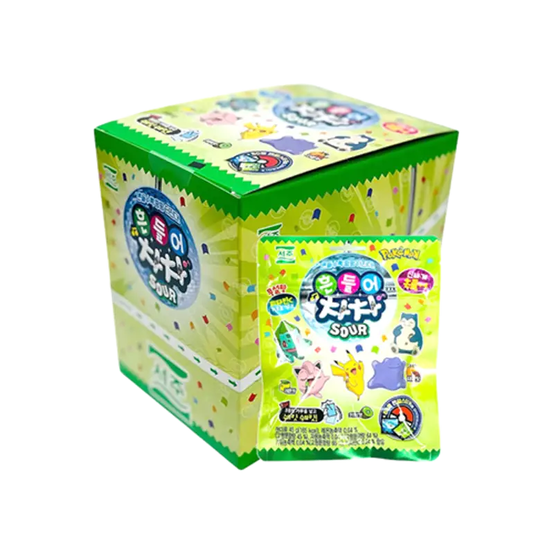 Pokemon Chacha Sour jelly 45g case 8ct - candy
