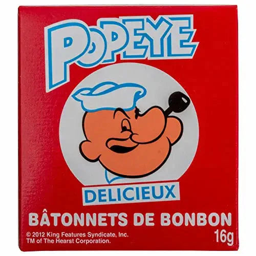 Popeye Candy Sticks 48 Count GW - candy