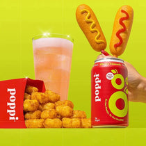 POPPI Sparkling Prebiotic Cherry Limeade Sodamade