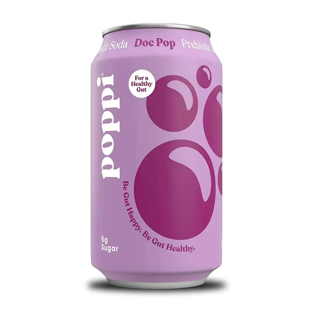 POPPI Sparkling Prebiotic Doc Pop Soda made with Apple