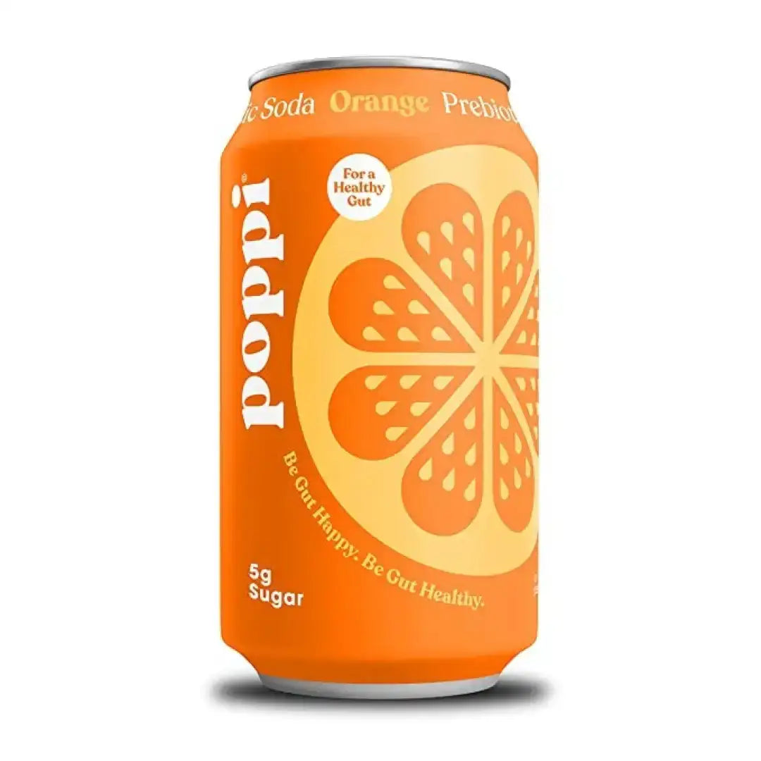 POPPI Sparkling Prebiotic Orange Soda made with Apple Cider Main image