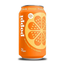 POPPI Sparkling Prebiotic Orange Soda v2 - soda