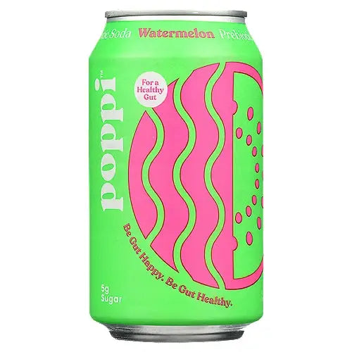 POPPI Sparkling Prebiotic Watermelon Soda made with Apple Main image