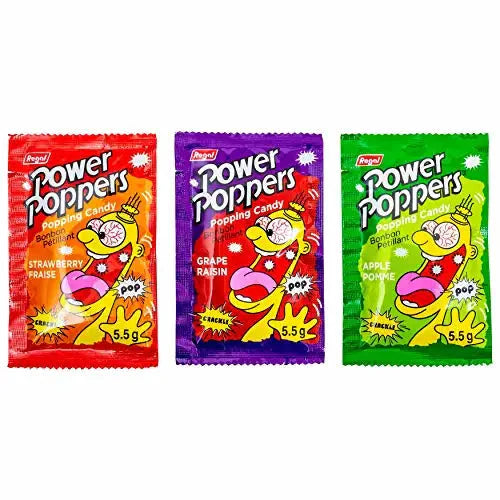 Power Poppers Exploding Candy 5.5 g (Pack of 48) GW - candy