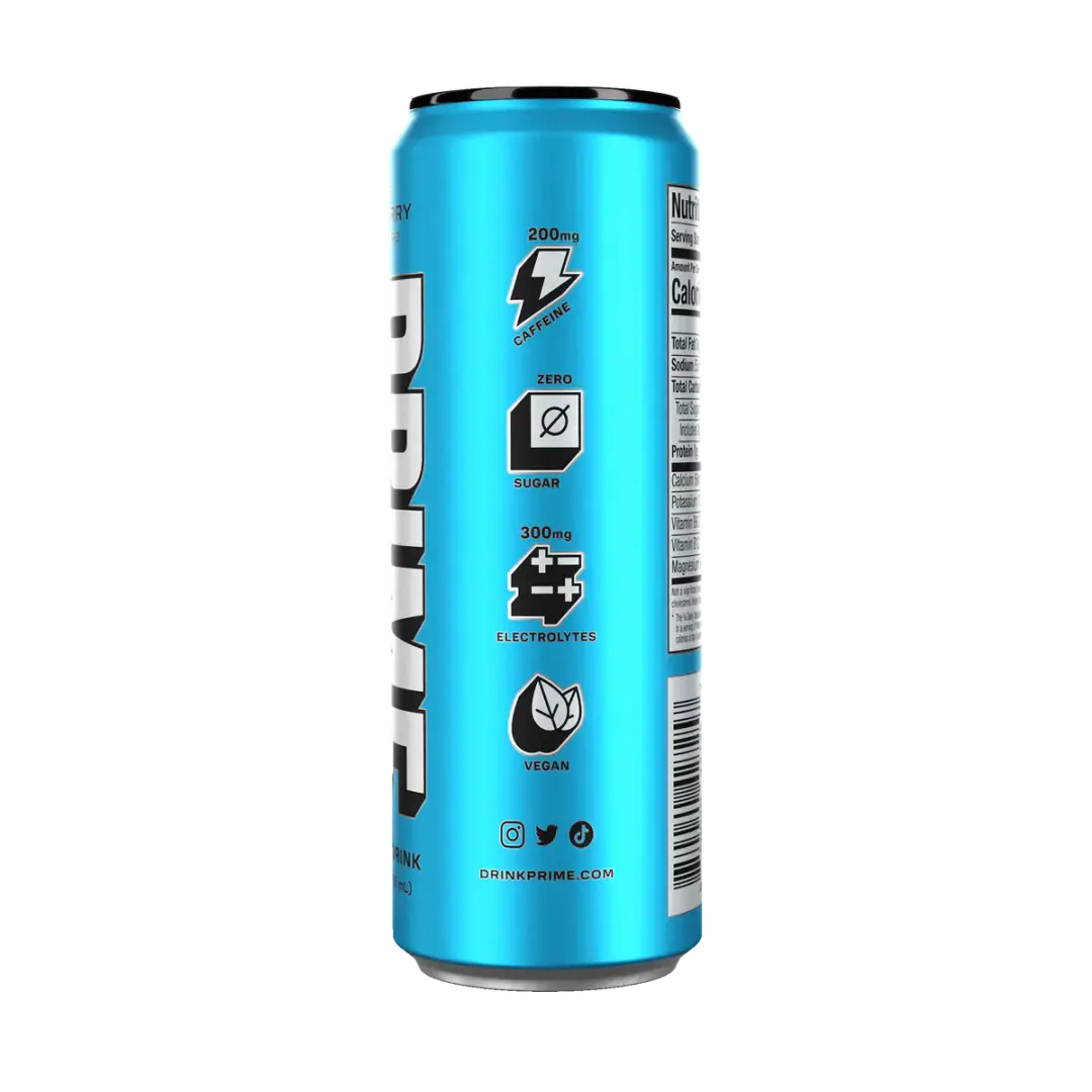 Prime Energy Blue Raspberry 24 x 12Fl oz/355ml