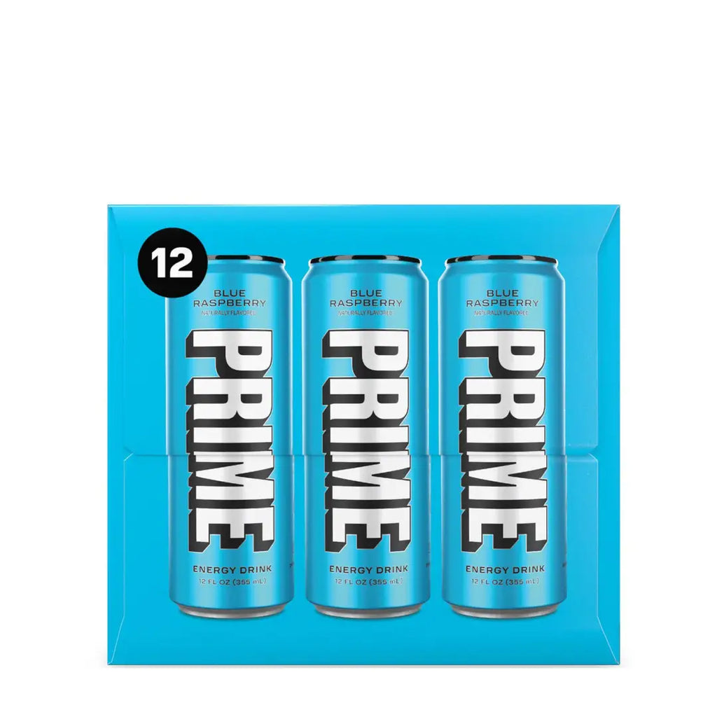 Prime Energy Drink Blue Raspberry 12pack 12floz/355ml cans