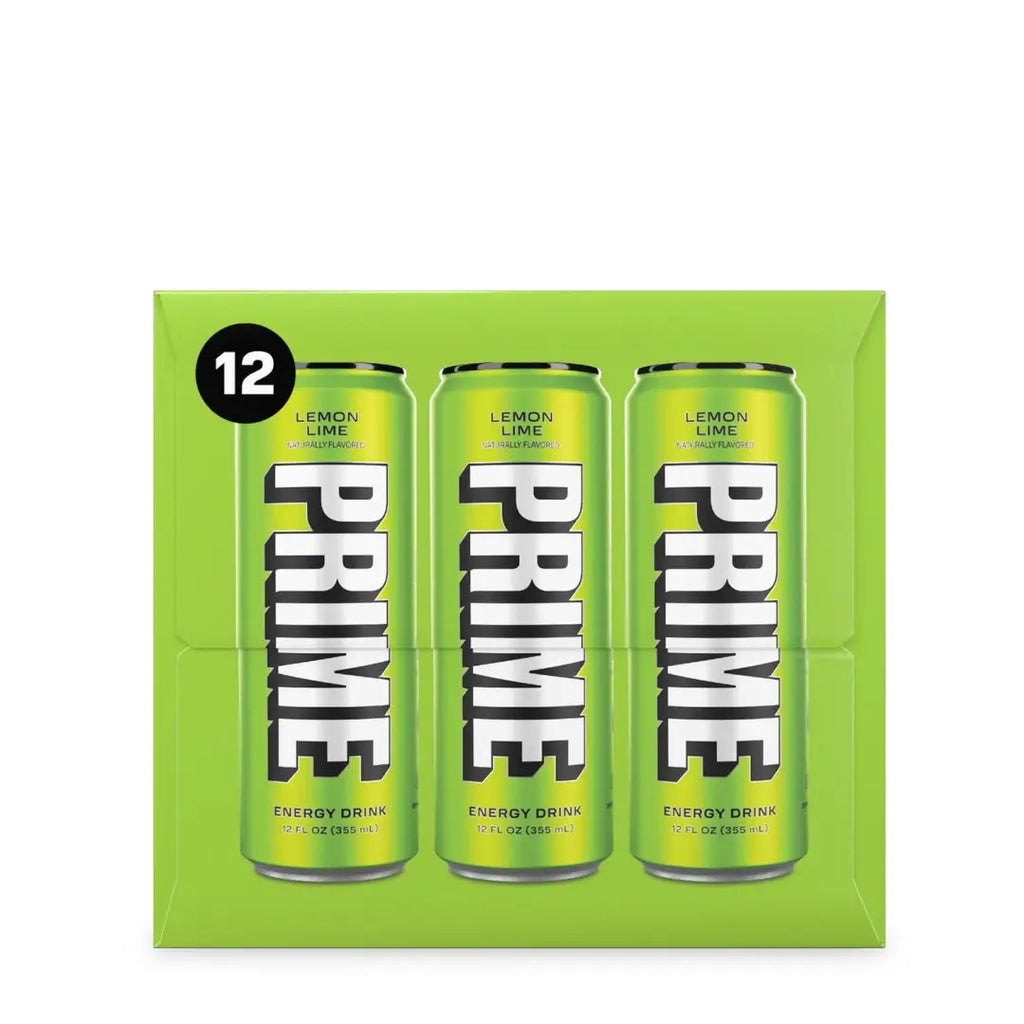 Prime Energy Drink Lemon Lime 12pack 12floz/355ml cans