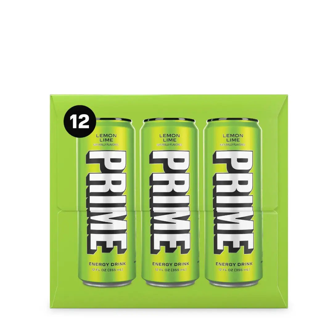 Prime Energy Drink Lemon Lime 12pack 12floz/355ml cans