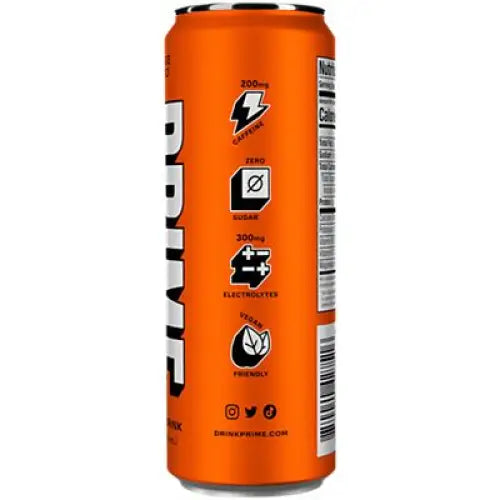 Prime Energy Drink Orange Mango 12pack 12floz/355ml cans