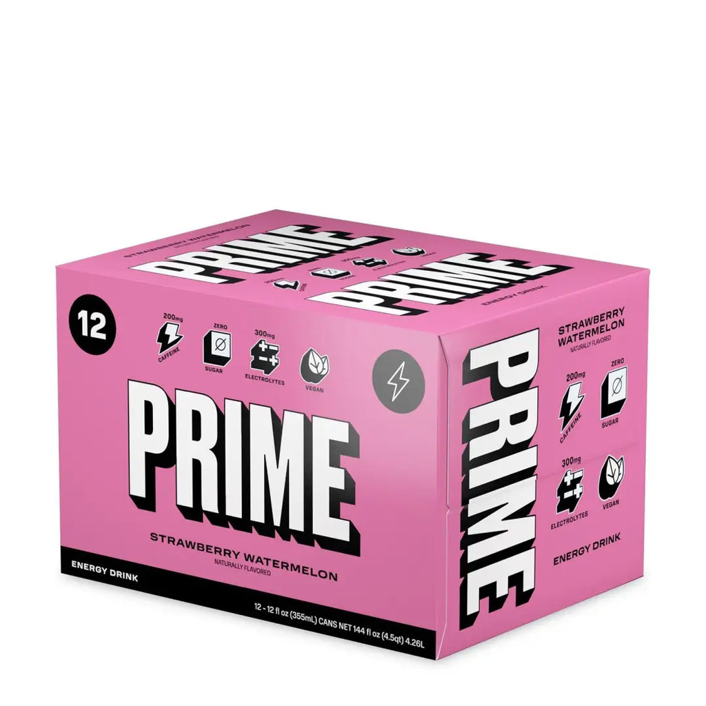 Prime Energy Drink Strawberry Watermelon 12pack