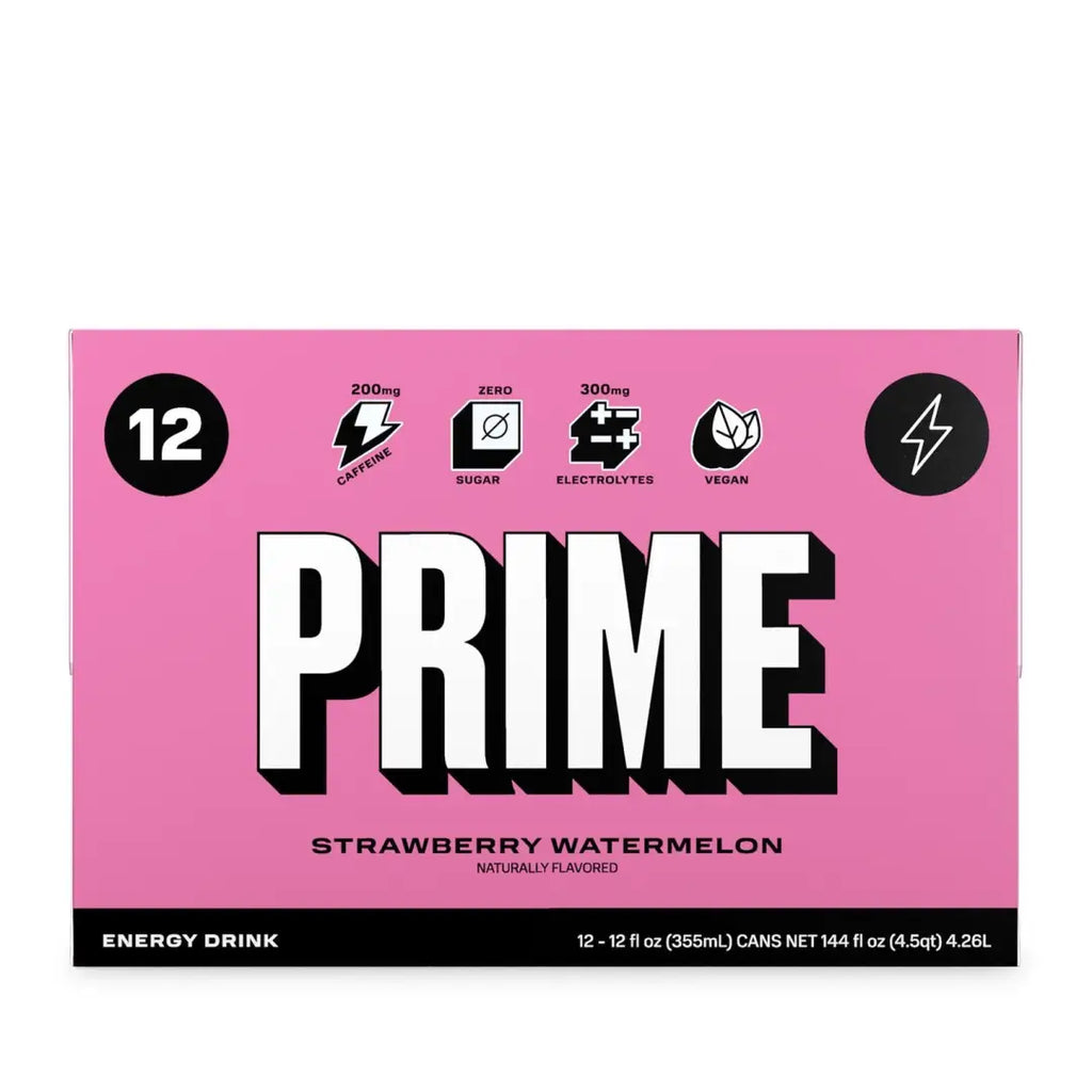 Prime Energy Drink Strawberry Watermelon 12pack