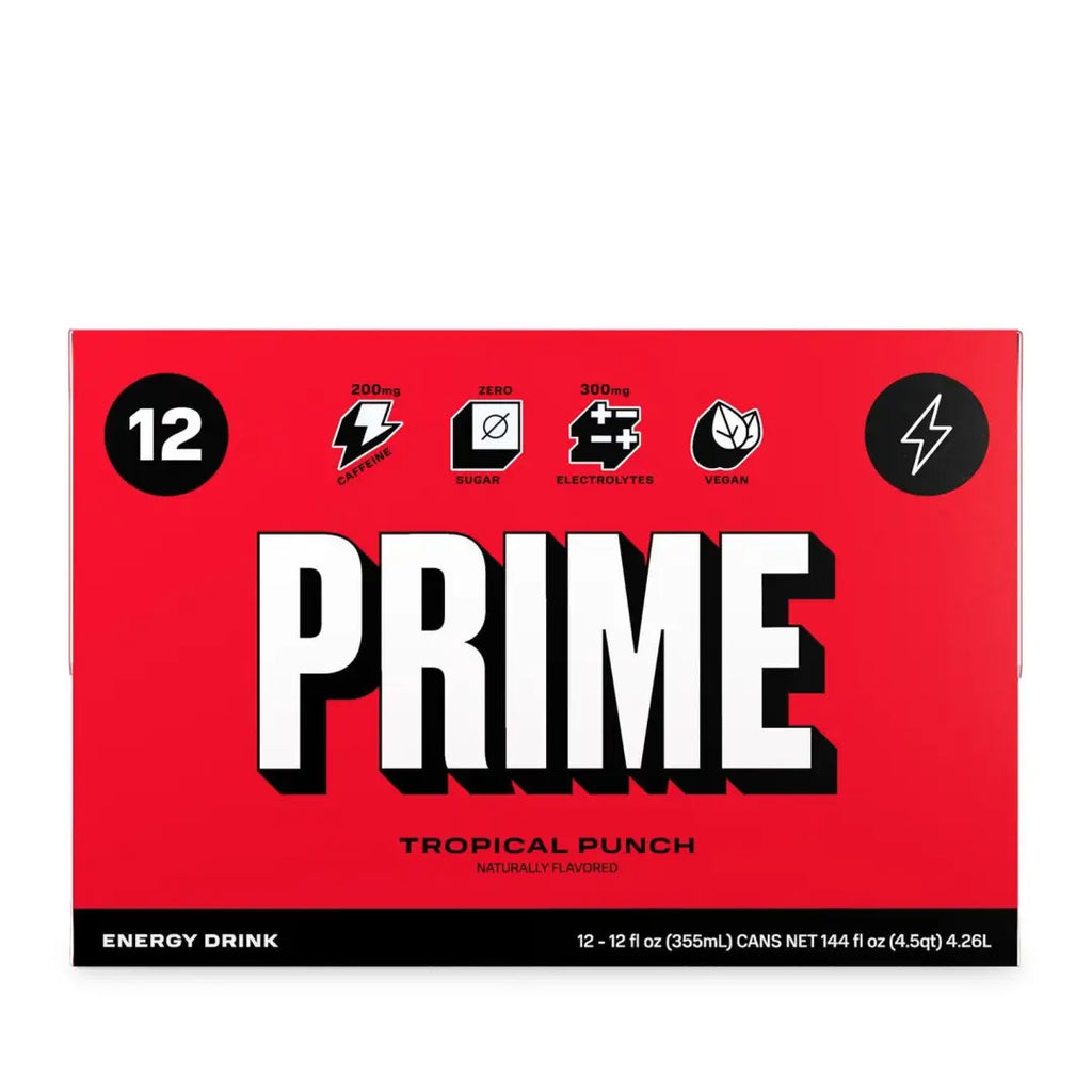 Prime Energy Drink Tropical Punch 12pack 12floz/355ml cans