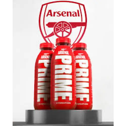 Prime Hydration Arsenal Ltd Edition 500ml- 12 pk expired