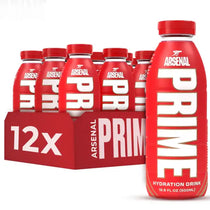 Prime Hydration Arsenal Ltd Edition 500ml- 12 pk expired