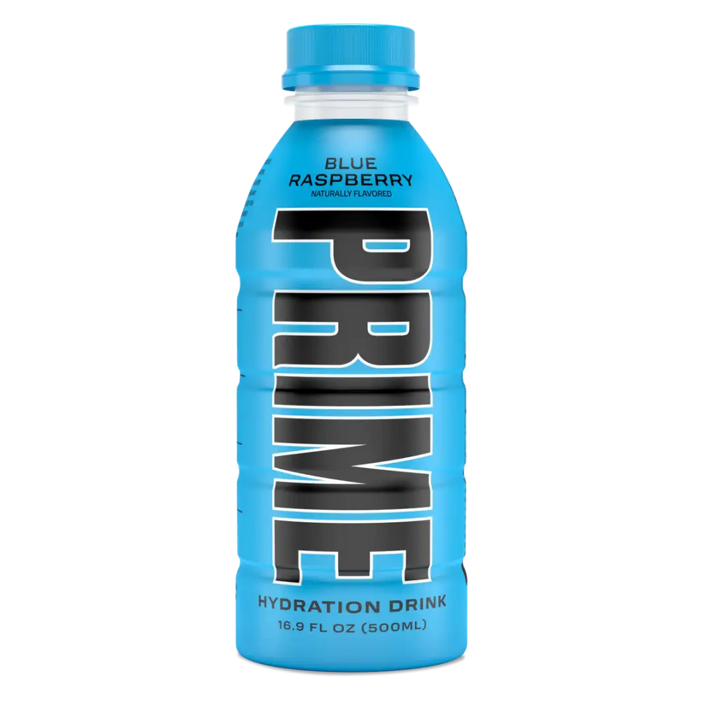 Prime Hydration Blue Raspberry Drink 16.9 FL OZ/500ml -12