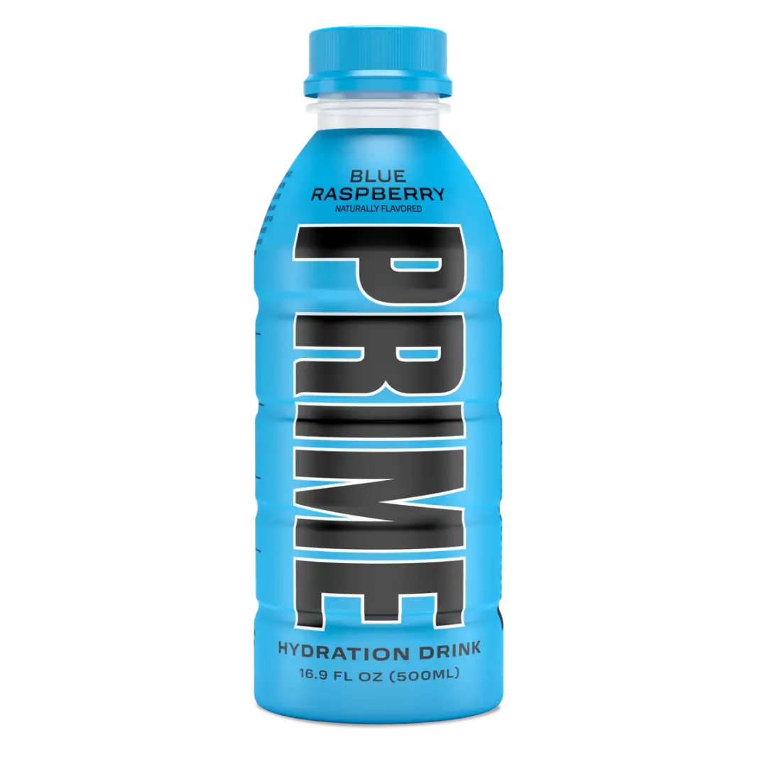 Prime Hydration Blue Raspberry Drink 16.9 FL OZ/500ml -12 Main image