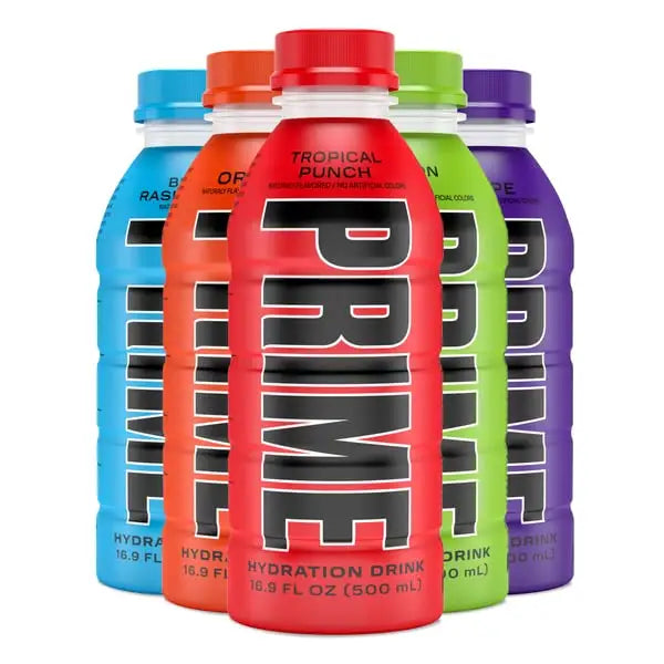 Prime Hydration Drink 16.9 FL OZ/500ml - 5 Flavour sample