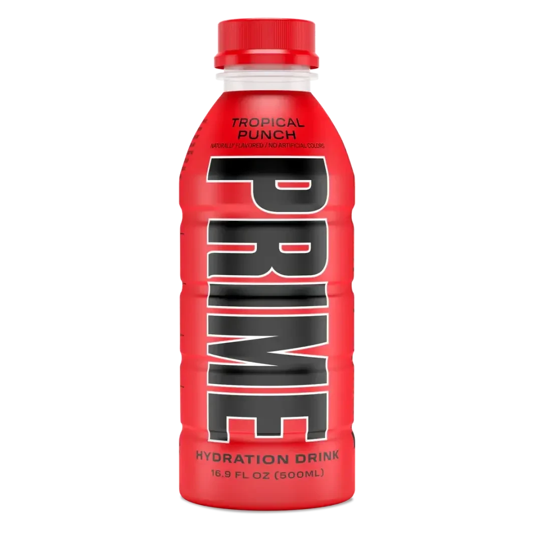 Prime Hydration Drink Tropical Punch 16.9oz Bottles 6 per