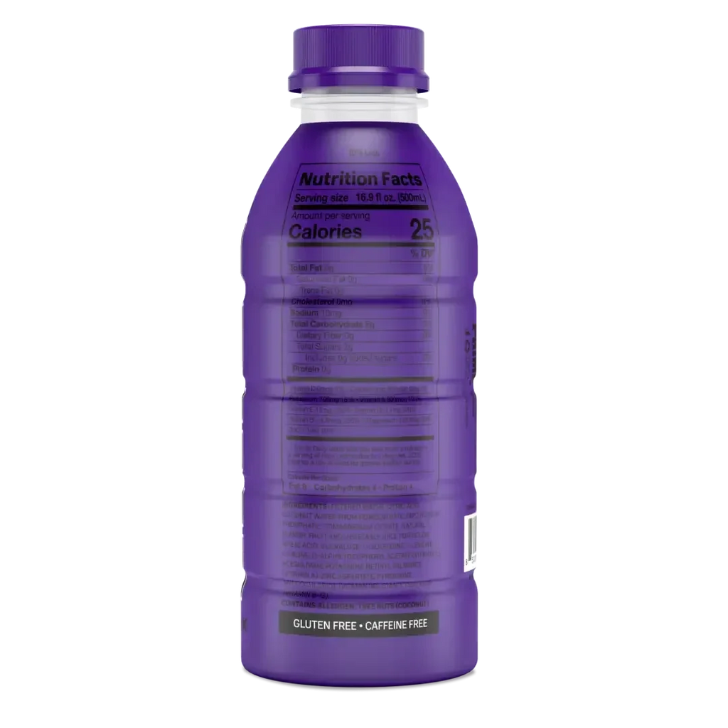 Prime Hydration Grape Drink 16.9 FL OZ/500ml -12 pack