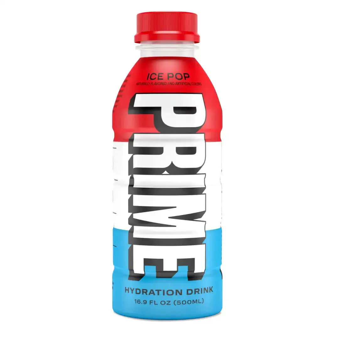 Prime Hydration Ice Pop Drink 16.9 FL OZ/500ml -12 pack