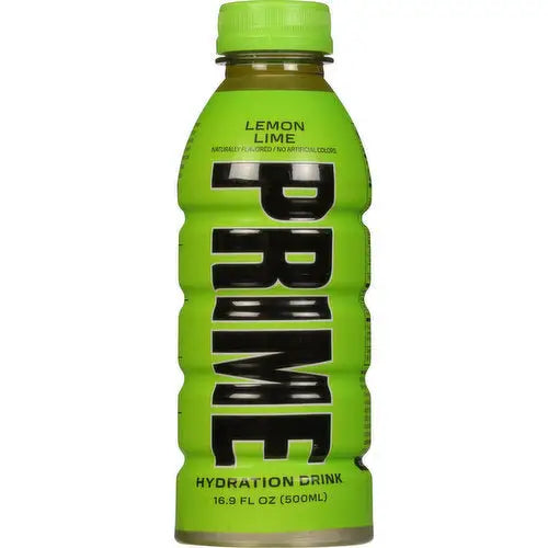 Prime Hydration Lemon Lime Drink Promotion 16.9 FL OZ/500ml