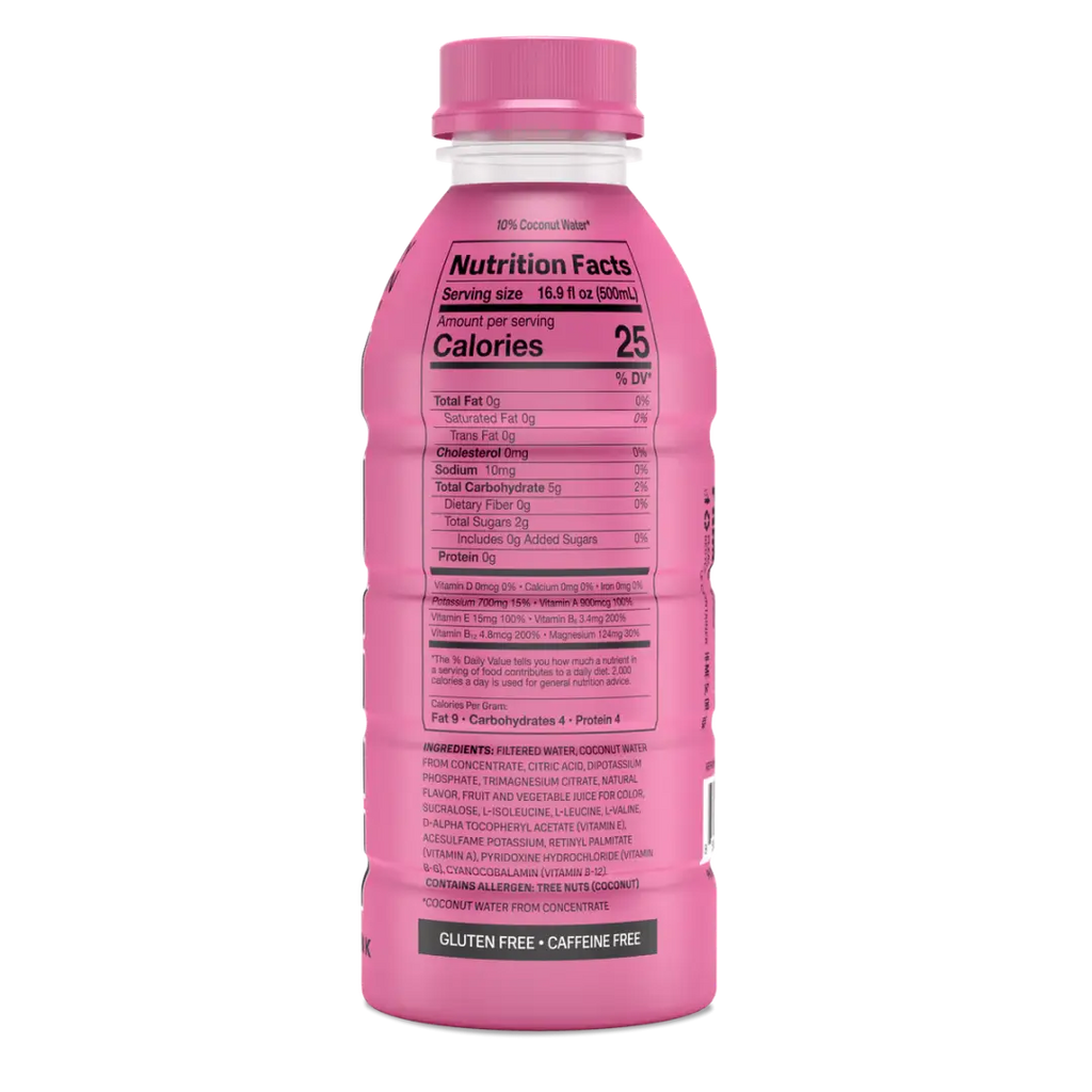 Prime Hydration Strawberry Watermelon Hydration Drink 16.9