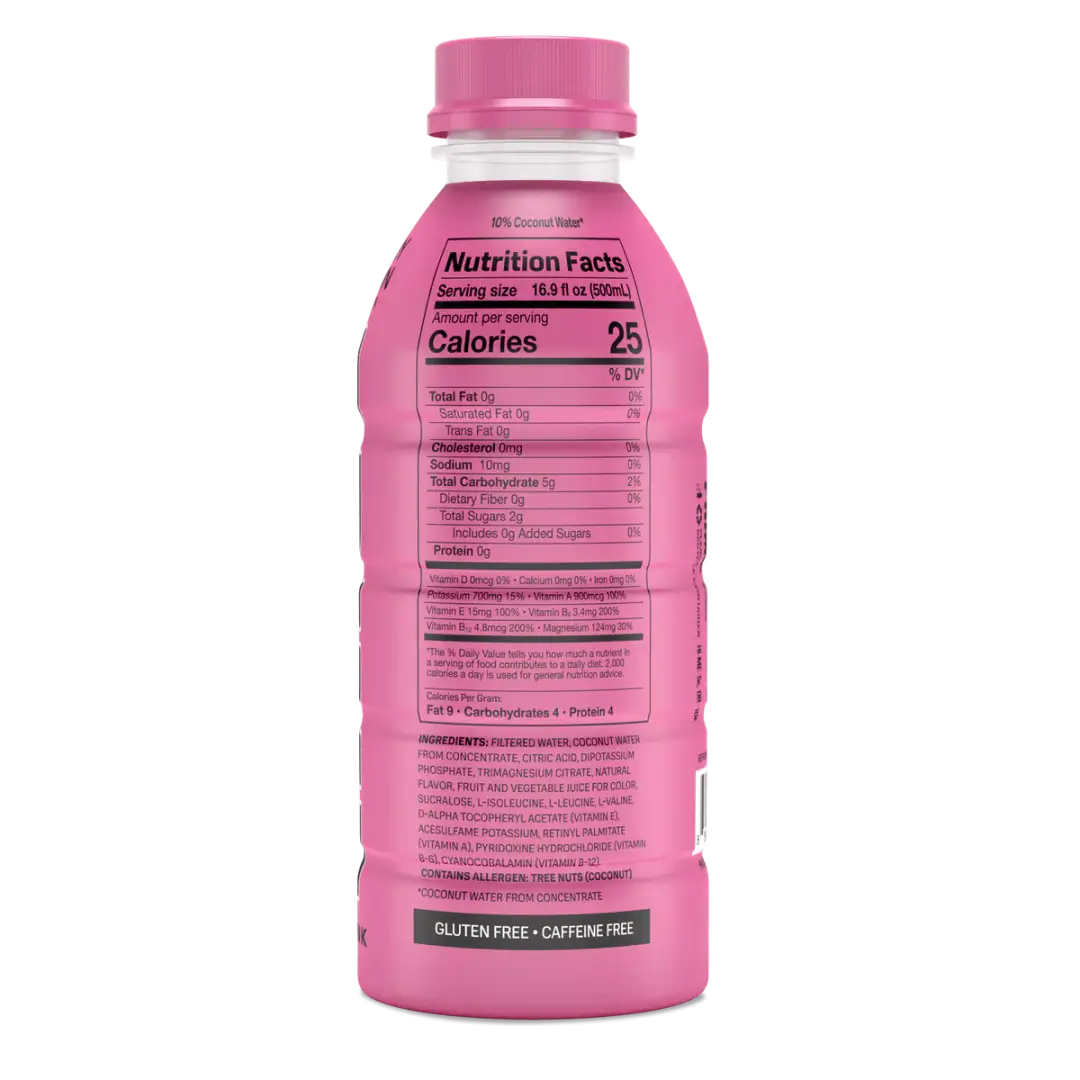 Prime Hydration Strawberry Watermelon Hydration Drink 16.9