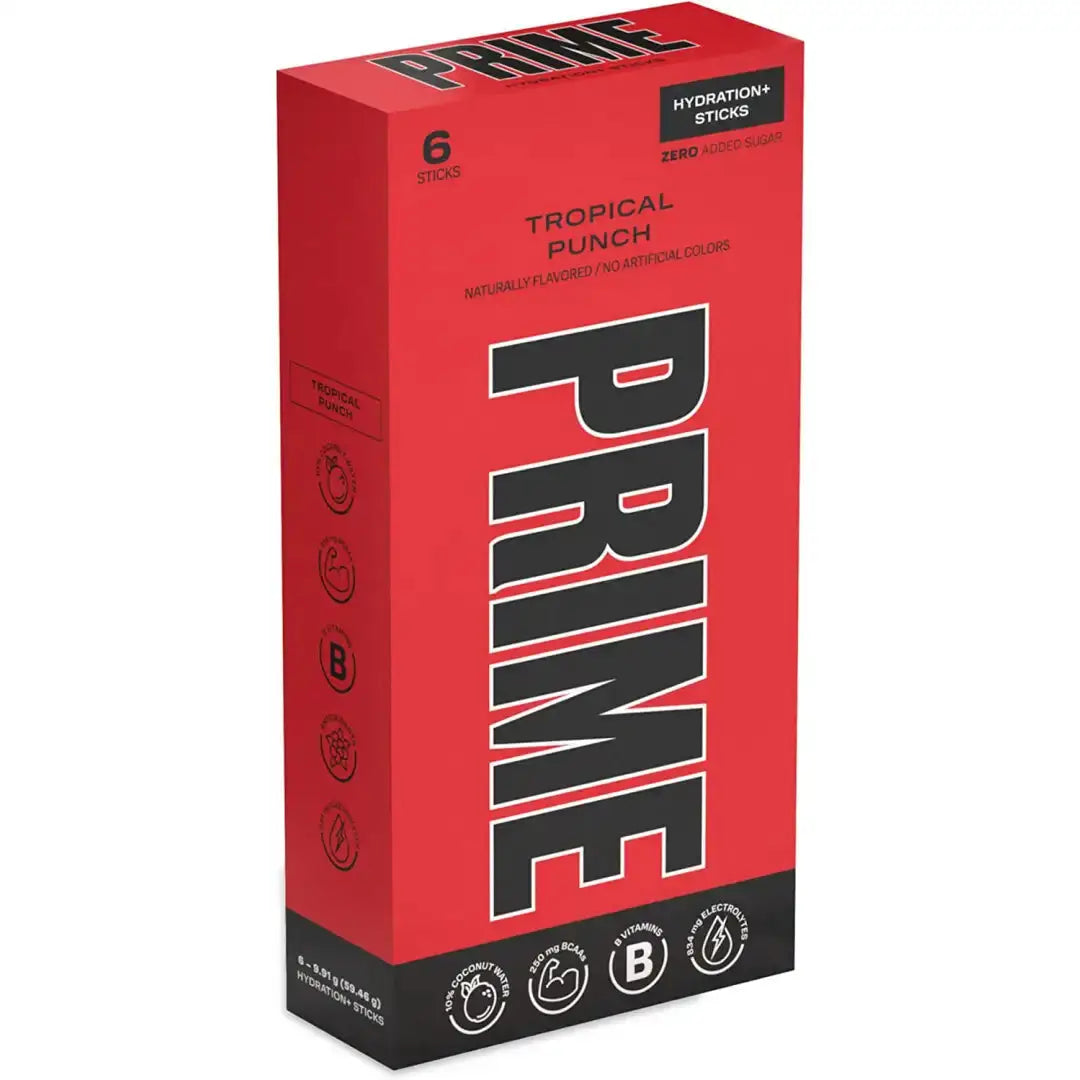 Prime Hydration Tropical Punch 6 Sticks Hydration 6 Sticks