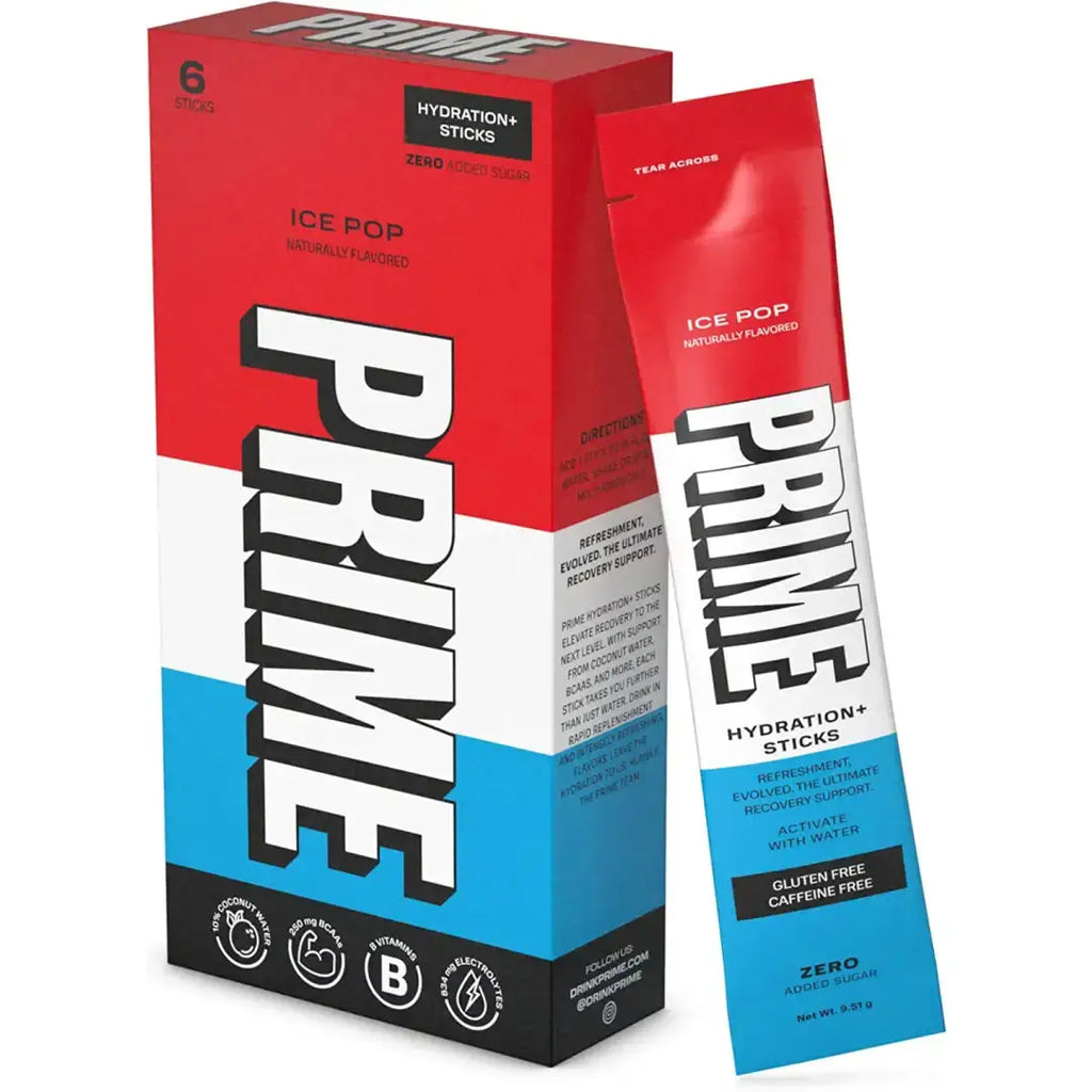 Prime Ice Pop Hydration 6 Sticks