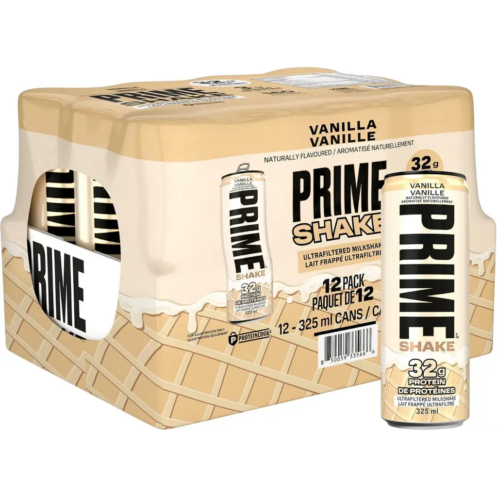 PRIME Shakes Vanilla Protein Shake 32g Protein 325ml 12