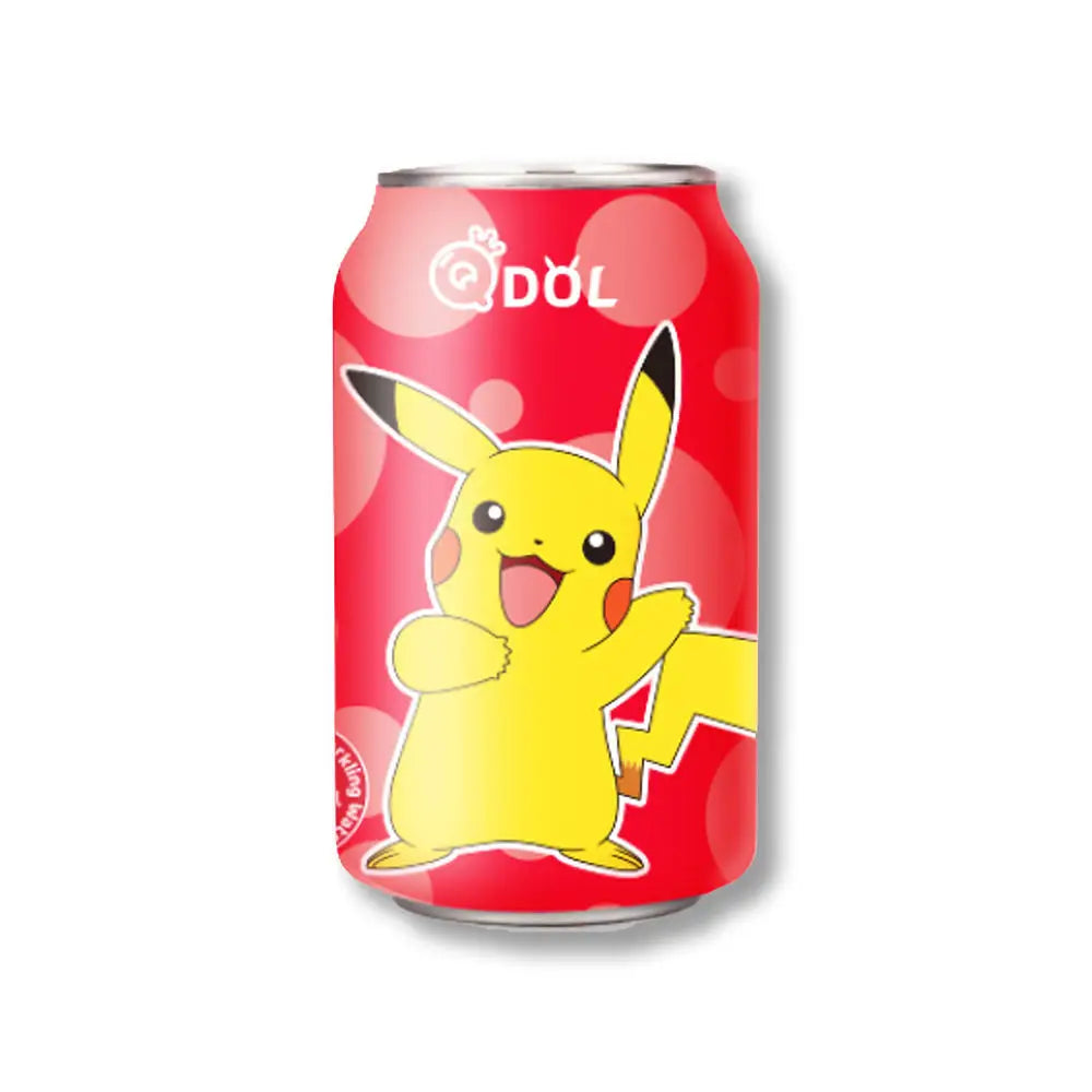 QDOL Pokemon Pikachu Strawberry Flavour Sparkling Water