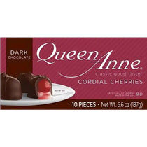 Queen Anne Cordial Dark Chocolate 10 Count/Box-MASTER CASE