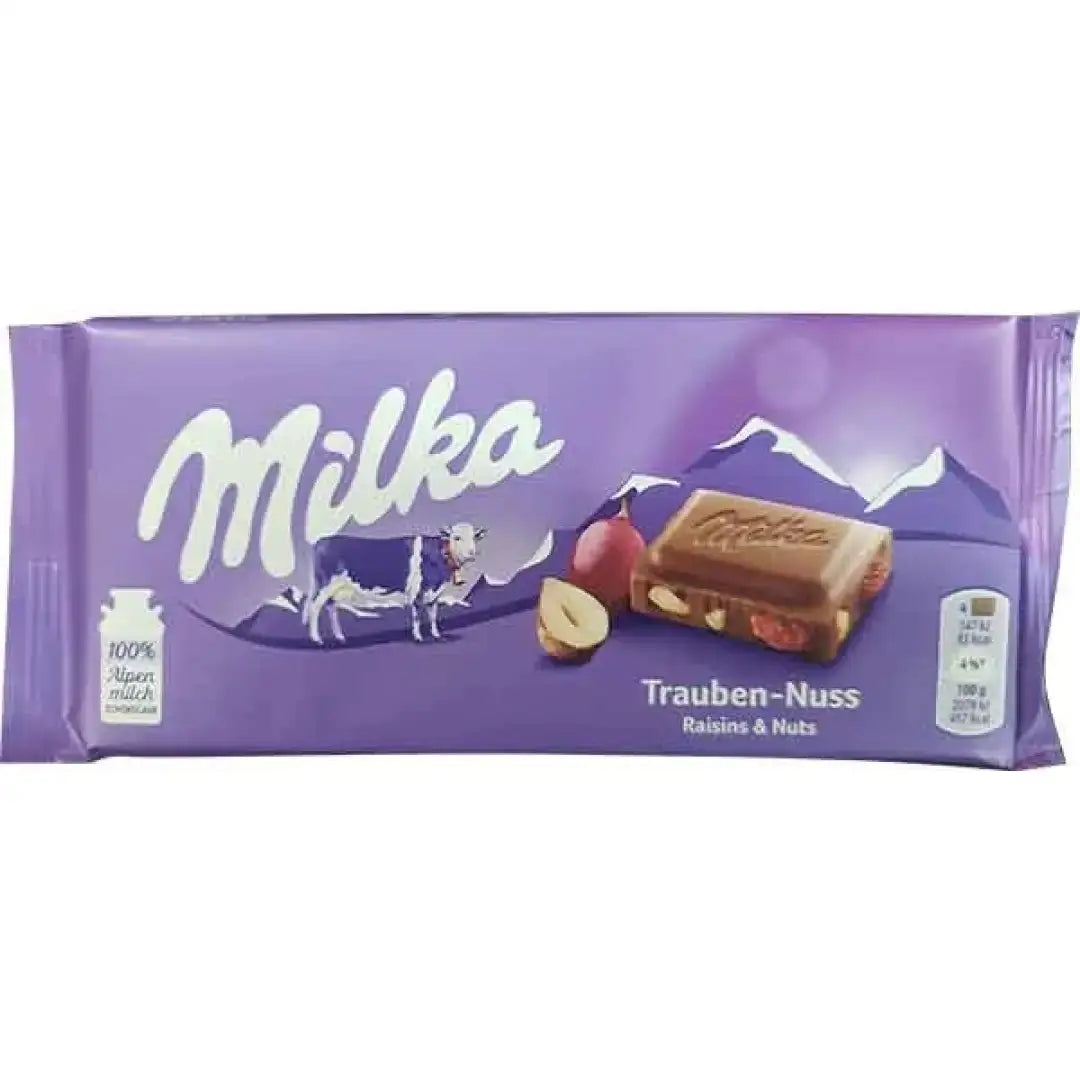 RAISIN & NUT CHOCOLATE -100g Case 24