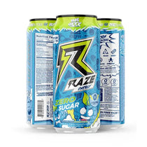 Raze Energy Blue Shock 16 oz can 6-pack case