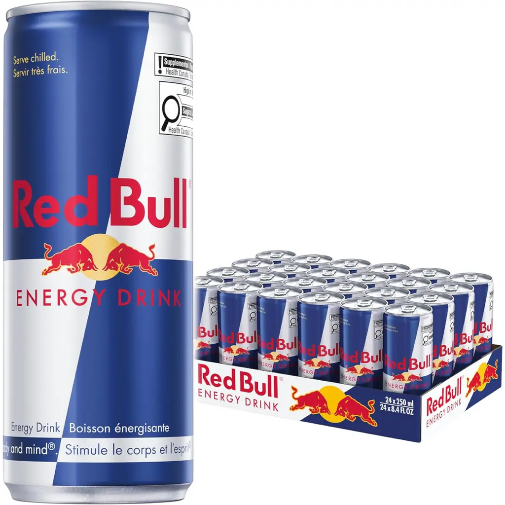 Red Bull Energy Drink 250ml/8.4fl oz can, case 24ct