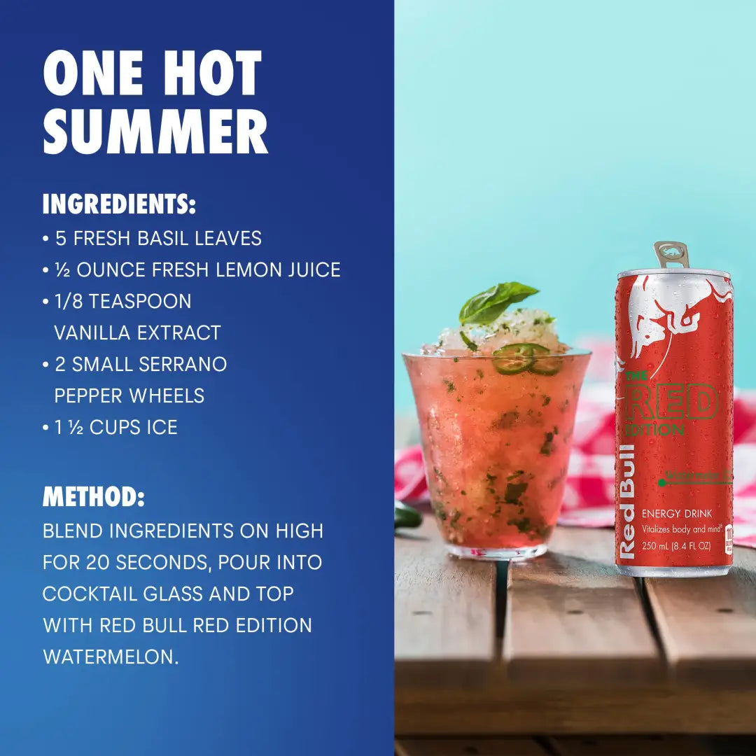 Red Bull Energy Drink Red Edition -Watermelon 250ml (24