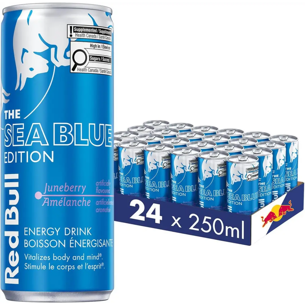 Red Bull Energy Drink Sea Blue Edition 250 mL (24pack)