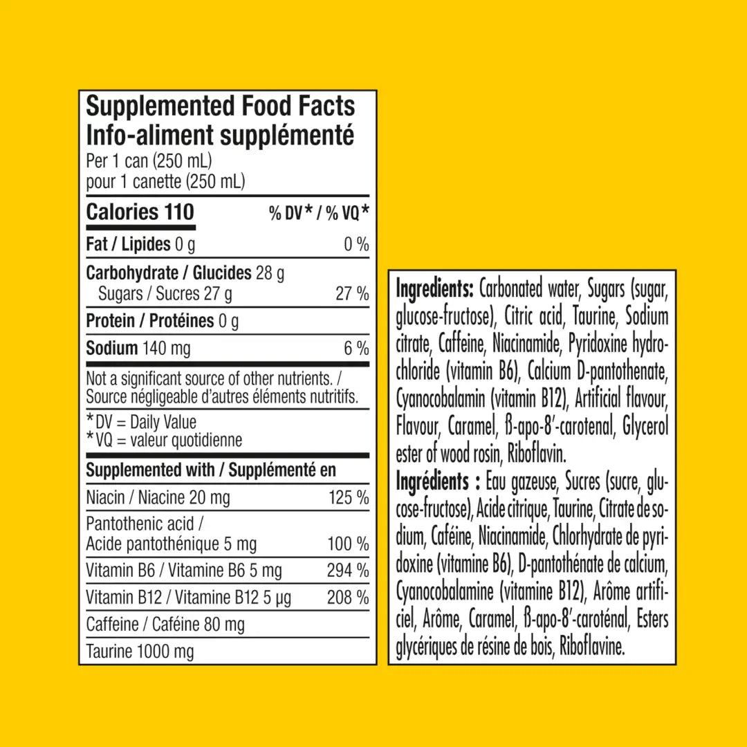 Red Bull Energy Drink Yellow Edition- Tropical 250ml (24