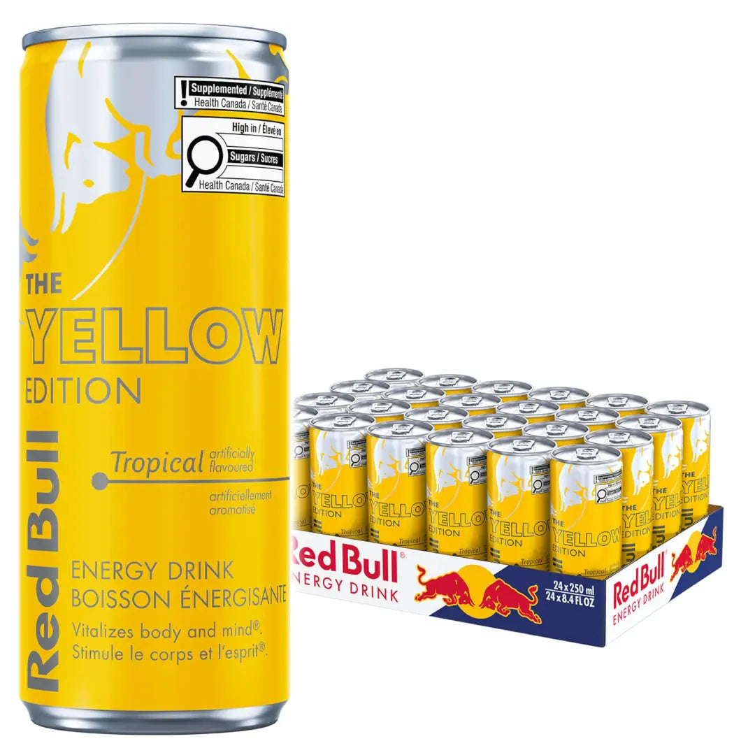 Red Bull Energy Drink Yellow Edition- Tropical 250ml (24