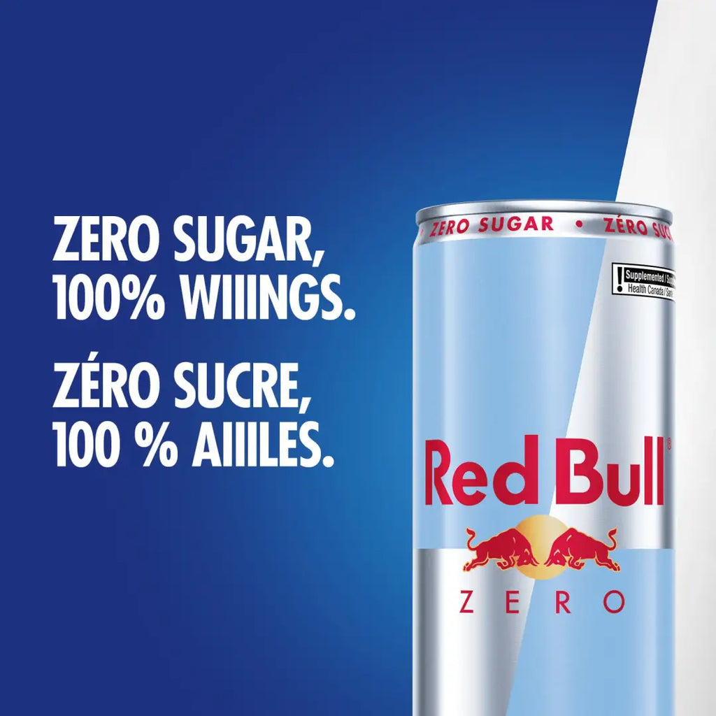 Red Bull Energy Drink Zero 250ml (24 pack) - Energy Drinks
