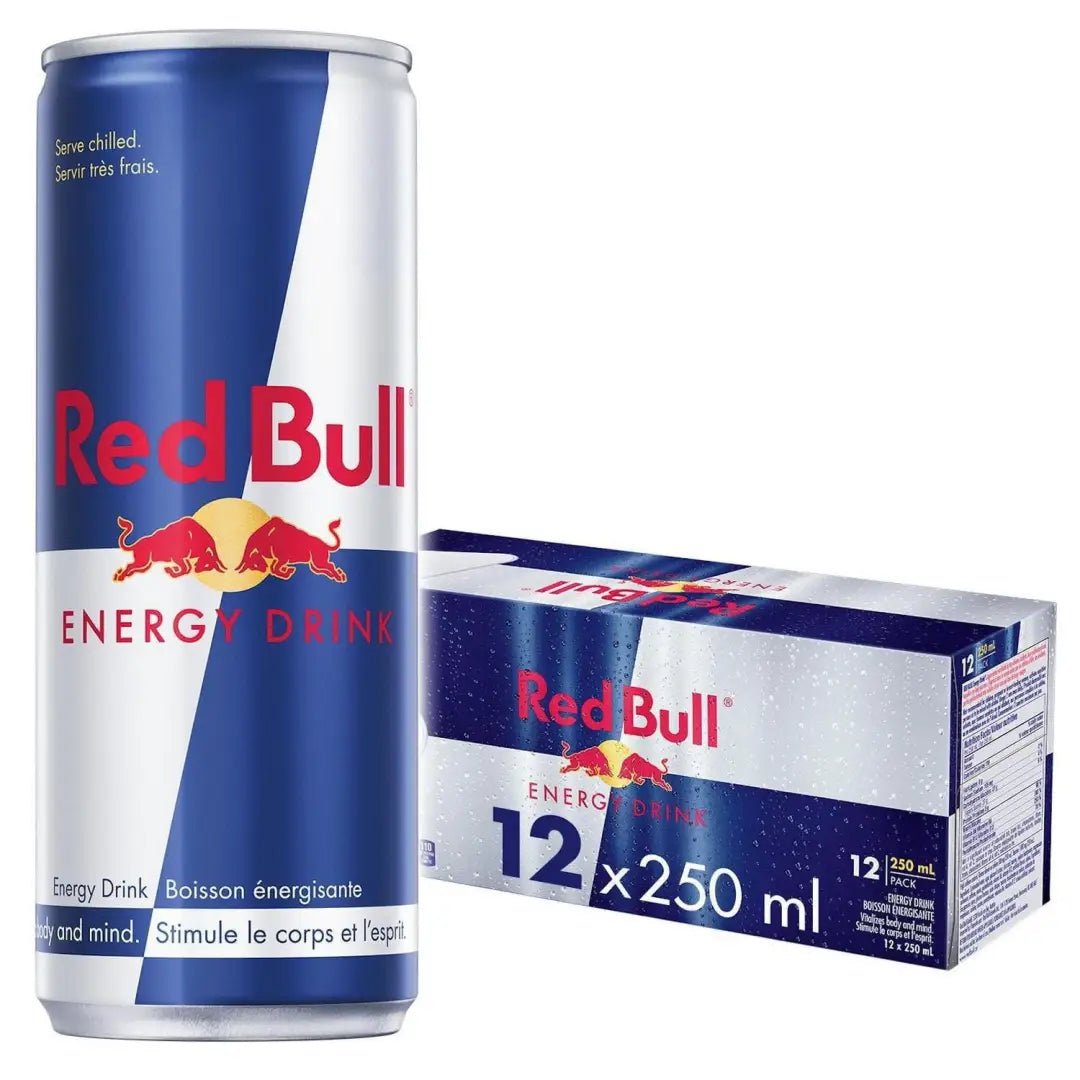 Red Bull Original Energy Drink 250ml/8.4 fl oz, case 12ct