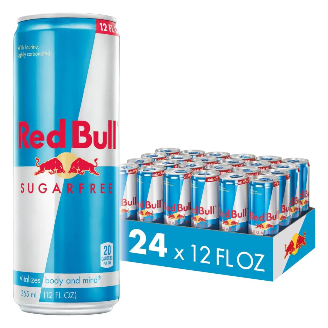 Red Bull Sugar Free Energy Drink 355ml Case 24 Cans