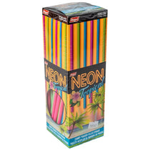 Regal Neon Tropical Candy Straws Candy Powder Filled Straws