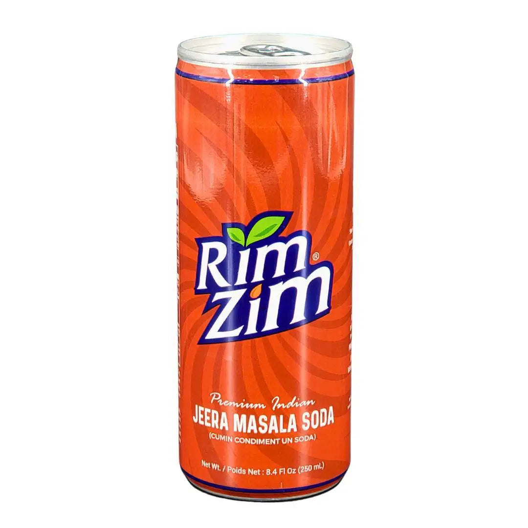 Rim Zim Jeera Masala Soda India 250ml cans case of 24