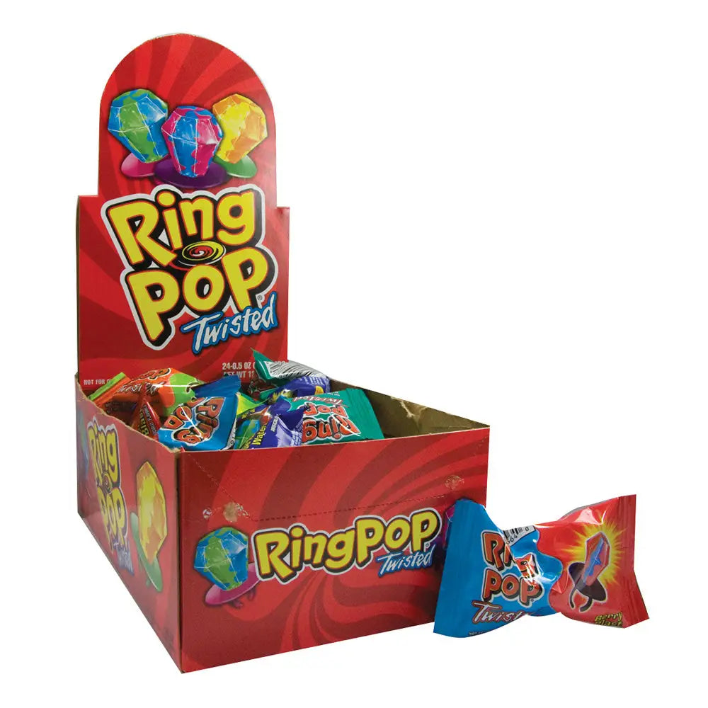 RING POP TWISTED 24x14g GW - candy
