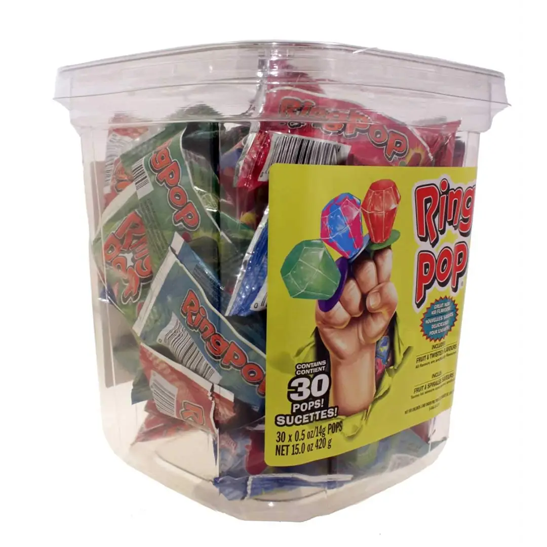 Ringpop Assorted Pops 30 count Tub 420 gram - candy Main image