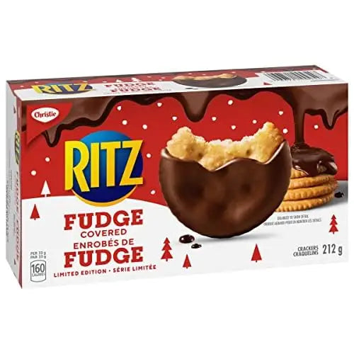 Ritz Fudge Covered Chocolate Holiday Crackers 212g - Grocery