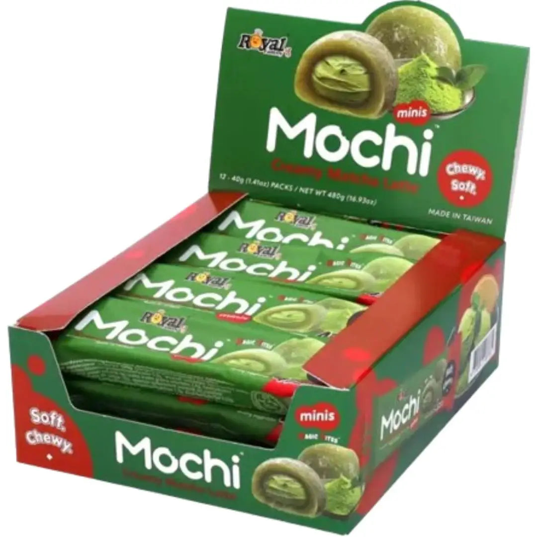 Royal Family Mini Mochi Creamy Matcha Latte 40g, case 12ct