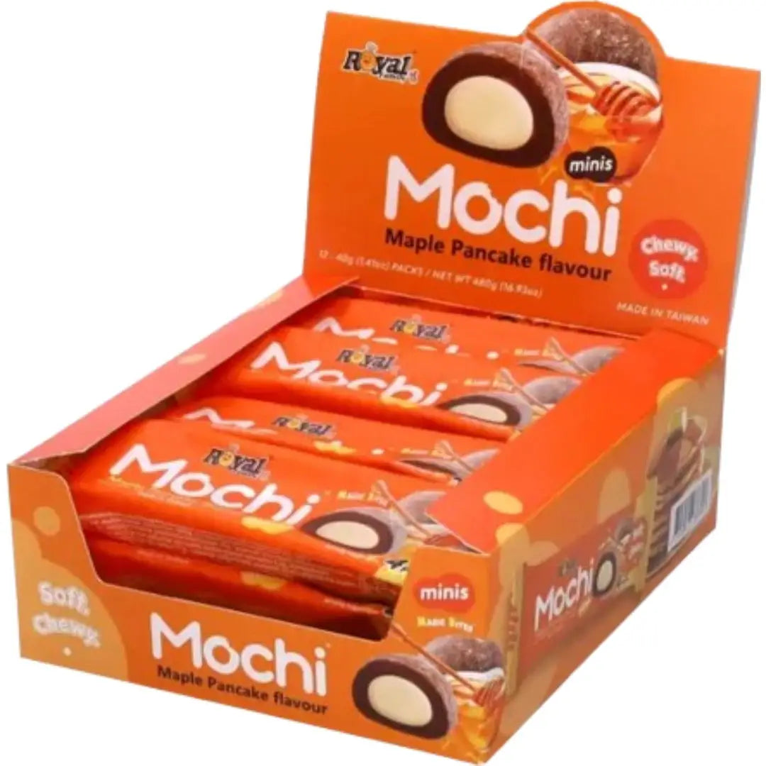 Royal Family Mini Mochi Maple Pancake 40g, case 12ct - mochi